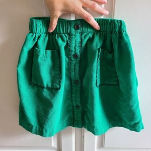 Hello Simone Corduroy Patch Pocket Skirt 6y